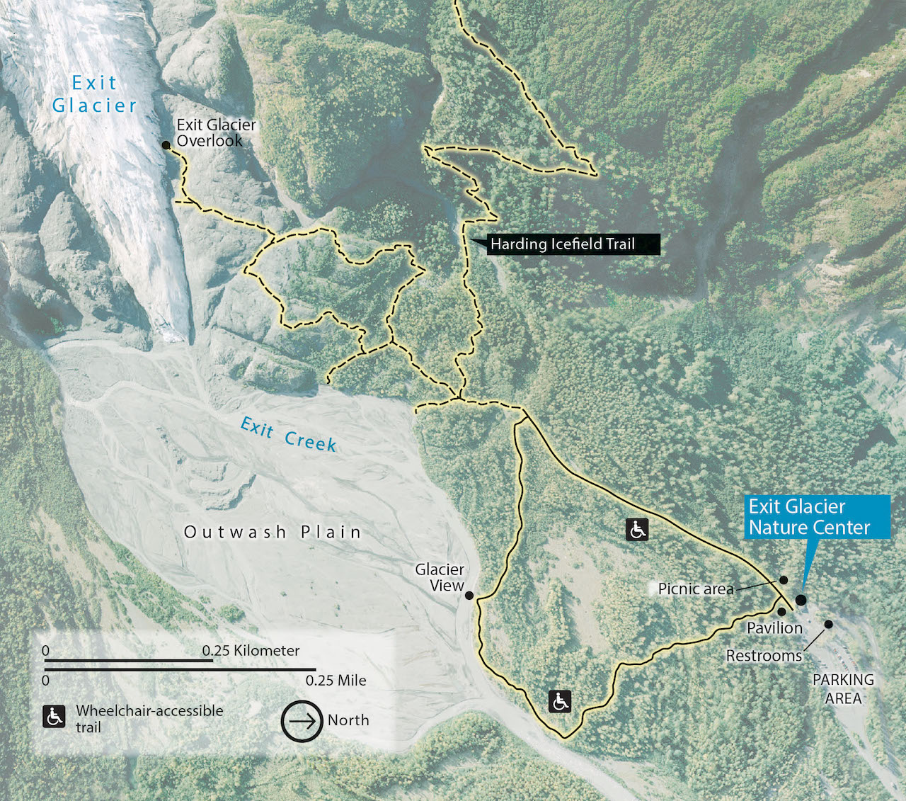 Kenai Fjords National Park Map